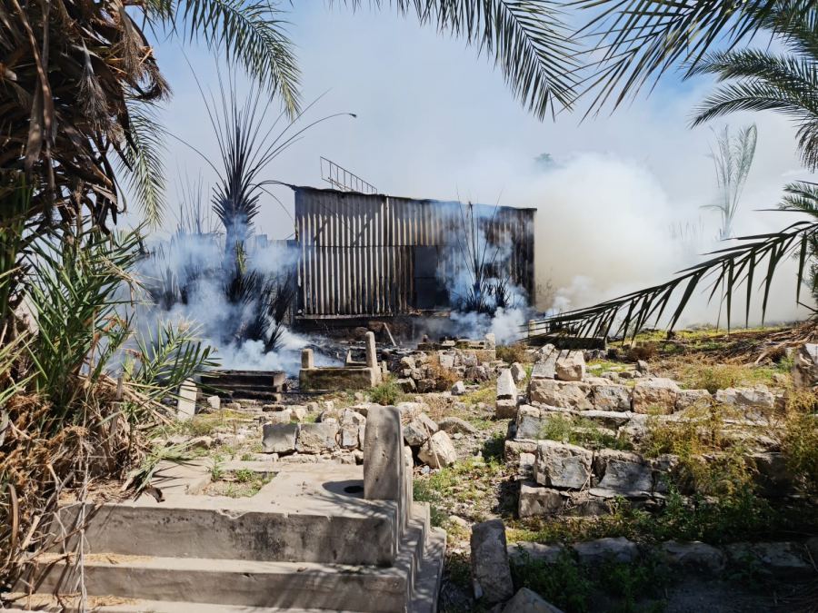 حيفا : اعتقال مشتبه باضرام النار في مقبرة 